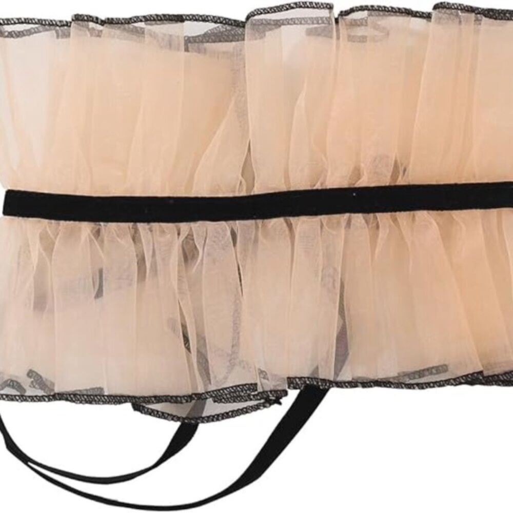 Women's Renaissance Ruff  Cream Collar - Picture 6 of 6